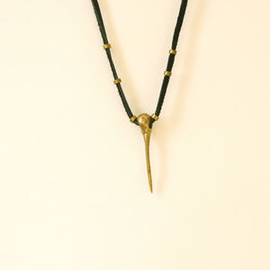 Beak shaped necklace